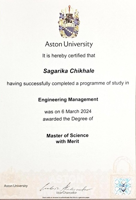 aston degree